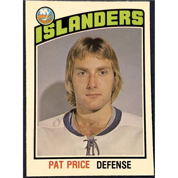 1976-77 O-PEE-CHEE NHL HOCKEY PAT PRICE ROOKIE CARD