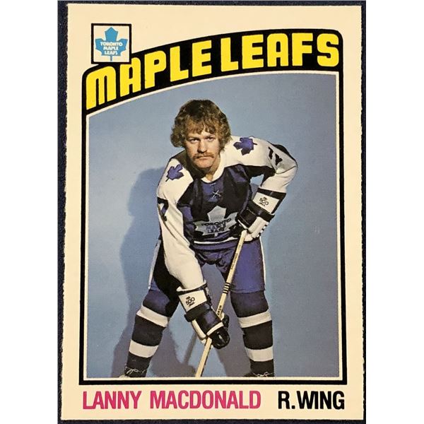 1976-77 O-PEE-CHEE NHL HOCKEY LANNY McDONALD (HOF)