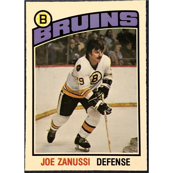 1976-77 O-PEE-CHEE NHL HOCKEY JOE ZANUSSI ROOKIE CARD