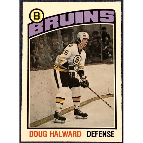 1976-77 O-PEE-CHEE NHL HOCKEY DOUG HALWARD ROOKIE CARD