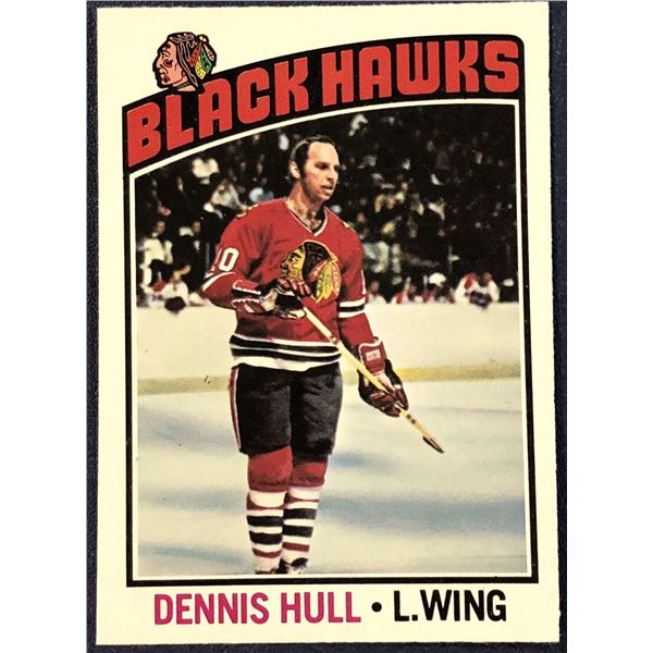 1976-77 O-PEE-CHEE NHL HOCKEY DENNIS HULL