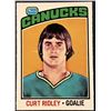 Image 1 : 1976-77 O-PEE-CHEE NHL HOCKEY CURT RIDLEY ROOKIE CARD