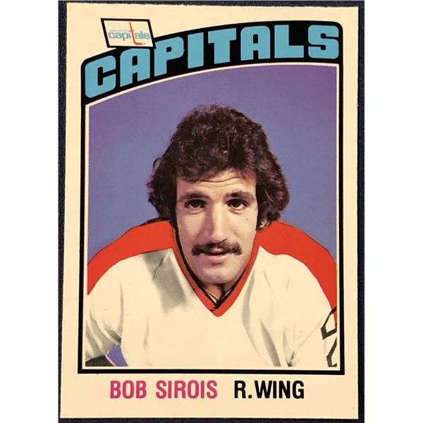 1976-77 O-PEE-CHEE NHL HOCKEY BOB SIROIS ROOKIE CARD
