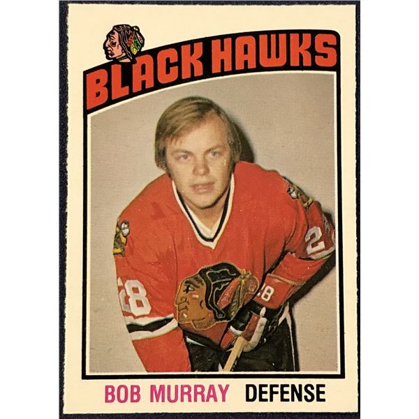 1976-77 O-PEE-CHEE NHL HOCKEY BOB MURRAY ROOKIE CARD