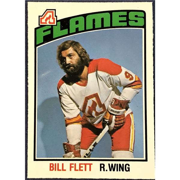 1976-77 O-PEE-CHEE NHL HOCKEY BILL FLETT