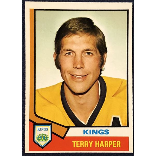 1974-75 O-PEE-CHEE NHL HOCKEY TERRY HARPER