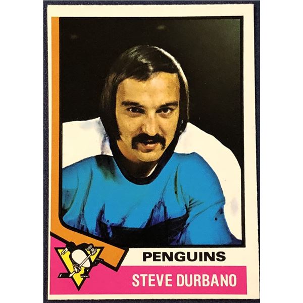 1974-75 O-PEE-CHEE NHL HOCKEY STEVE DURBANO