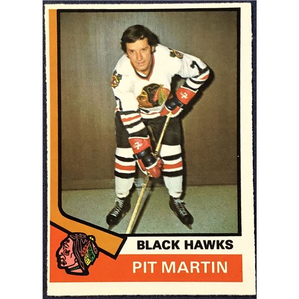 1974-75 O-PEE-CHEE NHL HOCKEY PIT MARTIN