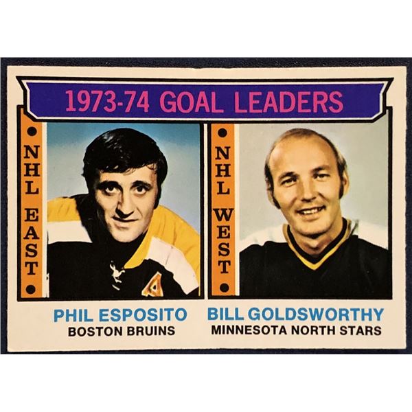 1974-75 O-PEE-CHEE NHL HOCKEY PHIL ESPOSITO (HOF)