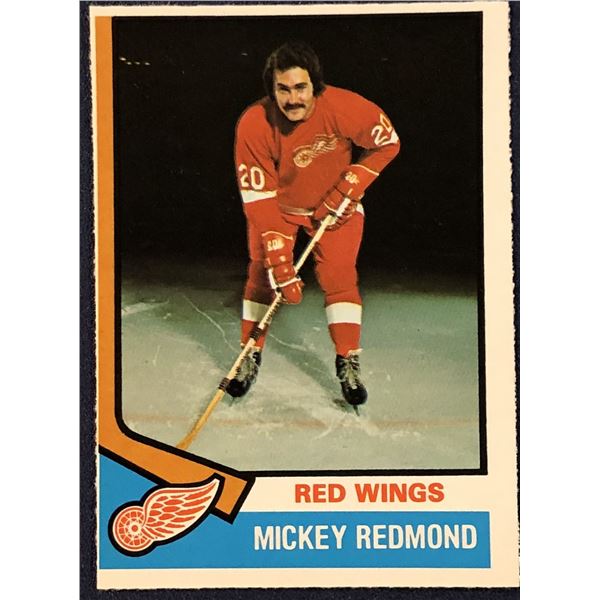 1974-75 O-PEE-CHEE NHL HOCKEY MICKEY REDMOND