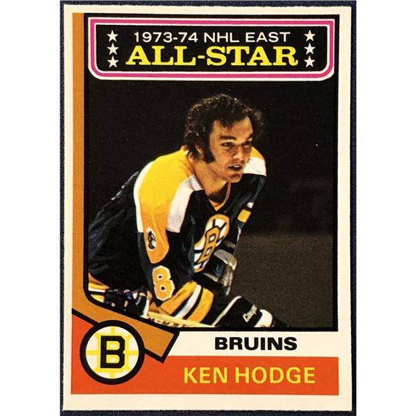 1974-75 O-PEE-CHEE NHL HOCKEY KEN HODGE