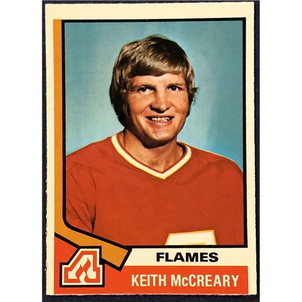 1974-75 O-PEE-CHEE NHL HOCKEY KEITH McCREARY