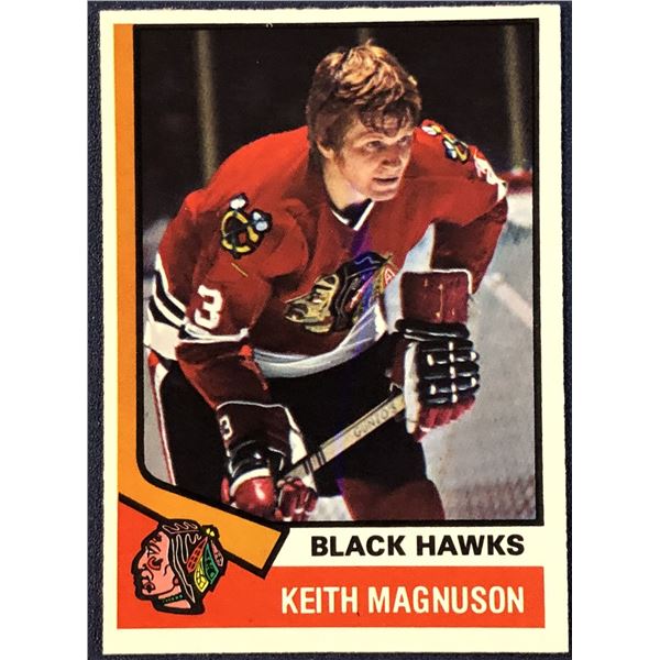 1974-75 O-PEE-CHEE NHL HOCKEY KEITH MAGNUSON