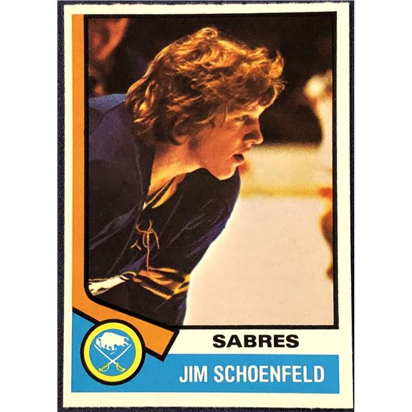 1974-75 O-PEE-CHEE NHL HOCKEY JIM SCHOENFELD