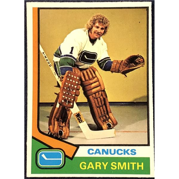 1974-75 O-PEE-CHEE NHL HOCKEY GARY SMITH