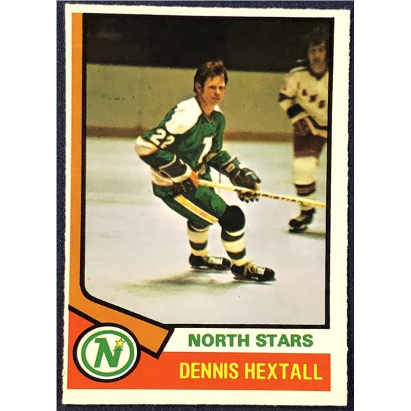 1974-75 O-PEE-CHEE NHL HOCKEY DENNIS HEXTALL