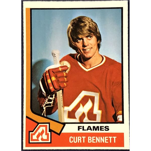 1974-75 O-PEE-CHEE NHL HOCKEY CURT BENNETT