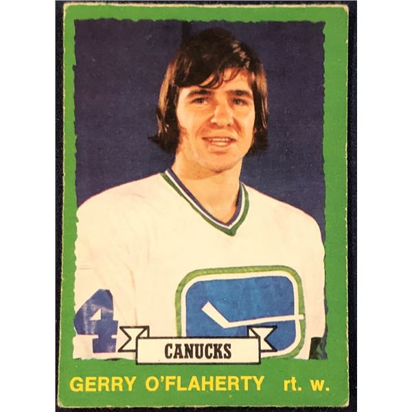 1973-74 O-PEE-CHEE NHL HOCKEY GERRY O'FLAHERTY