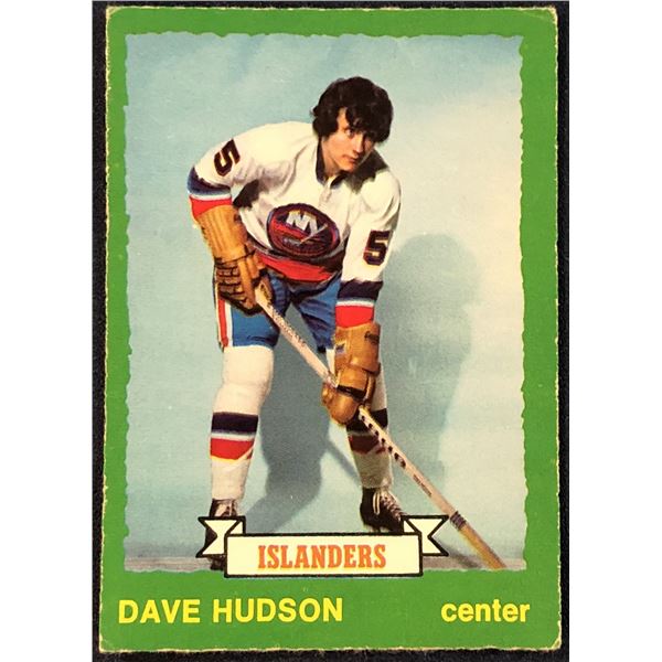 1973-74 O-PEE-CHEE NHL HOCKEY DAVE HUDSON