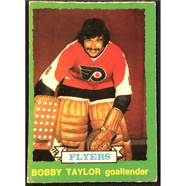 1973-74 O-PEE-CHEE NHL HOCKEY BOBBY TAYLOR ROOKIE CARD