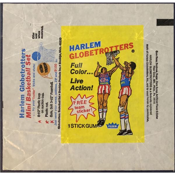 1971-72 FLEER HARLEM GLOBETROTTERS WRAPPER