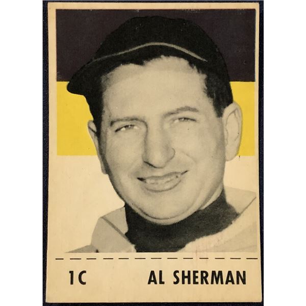 1956 SHREDDED WHEAT CFL FOOTBALL AL SHERMAN