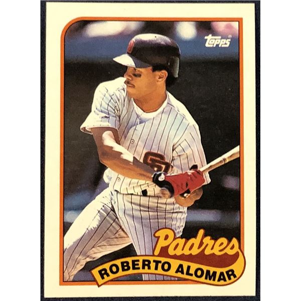 1989 TOPPS ROBERTO ALOMAR (HOF) ROOKIE CARD