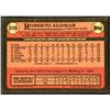 Image 2 : 1989 TOPPS ROBERTO ALOMAR (HOF) ROOKIE CARD