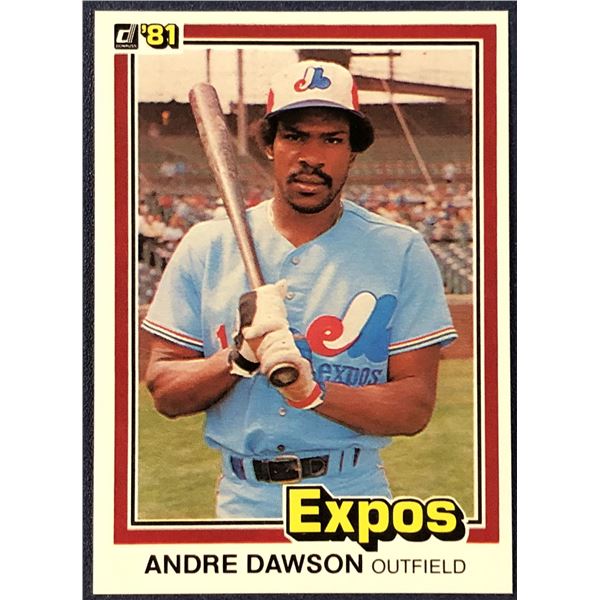 1981 DONRUSS BASEBALL ANDRE DAWSON (HOF)