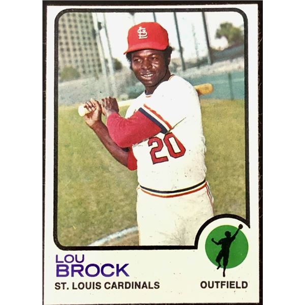 1973 TOPPS LOU BROCK (HOF)