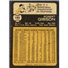 Image 2 : 1973 TOPPS BOB GIBSON (HOF)