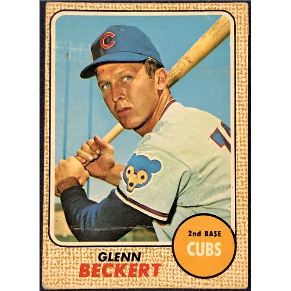 1968 O-PEE-CHEE BASEBALL GLENN BECKERT