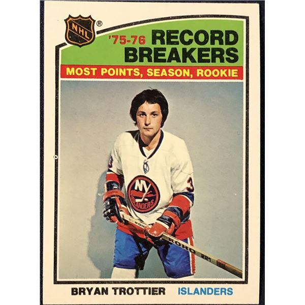1976-77 TOPPS NHL HOCKEY BRYAN TROTTIER (HOF)