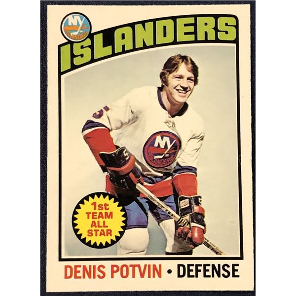 1976-77 O-PEE-CHEE NHL HOCKEY DENIS POTVIN (HOF)