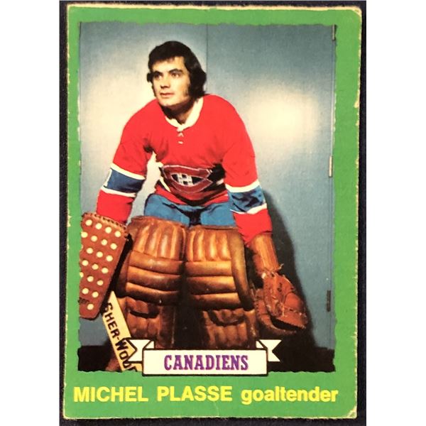 1973-74 O-PEE-CHEE NHL HOCKEY MICHEL PLASSE ROOKIE CARD