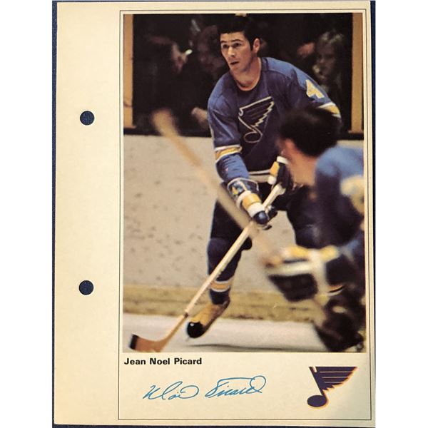 1971 TORONTO SUN NHL ACTION PLAYERS - NOEL PICARD