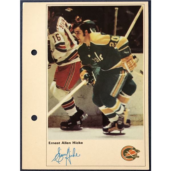 1971 TORONTO SUN NHL ACTION PLAYERS - ERNIE HICKE