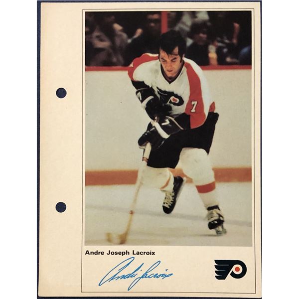 1971 TORONTO SUN NHL ACTION PLAYERS - ANDRE LACROIX