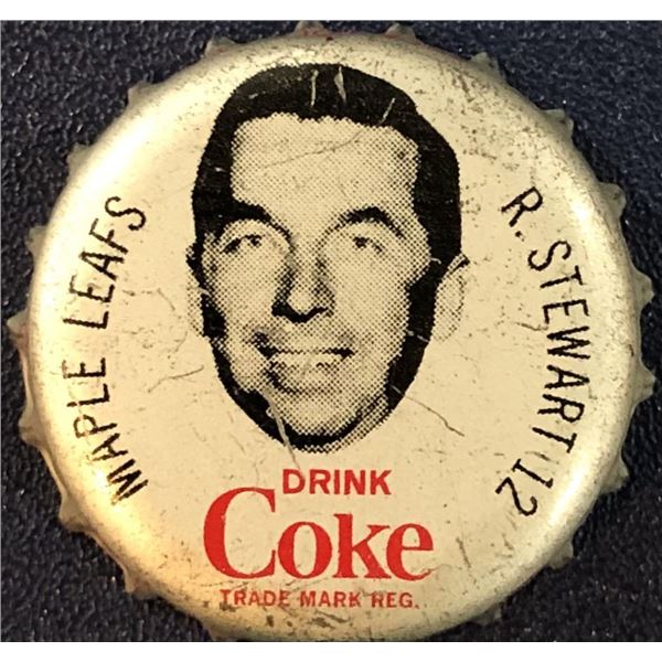 1964-65 COCA COLA NHL BOTTLE CAPS - RON STEWART
