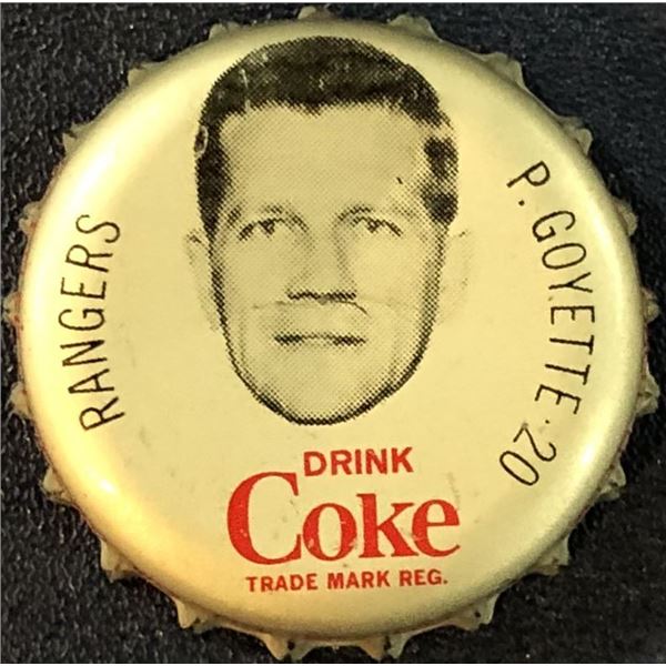 1964-65 COCA COLA NHL BOTTLE CAPS - PHIL GOYETTE