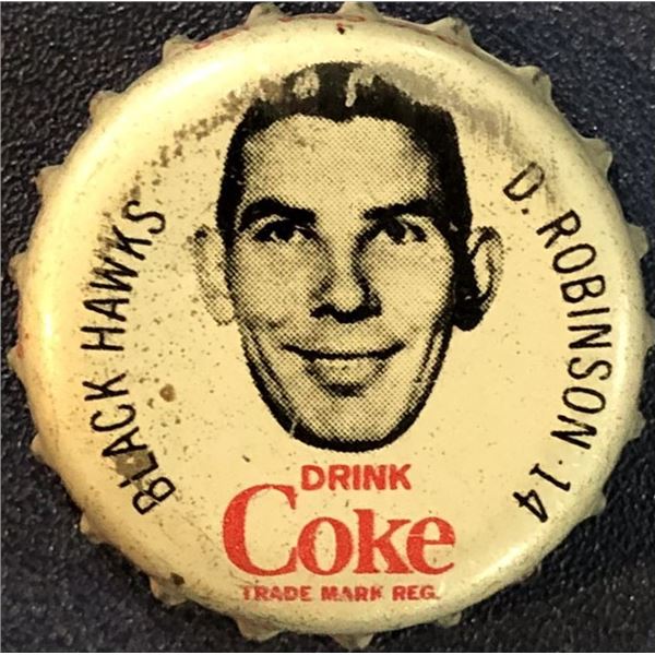 1964-65 COCA COLA NHL BOTTLE CAPS - DOUG ROBINSON