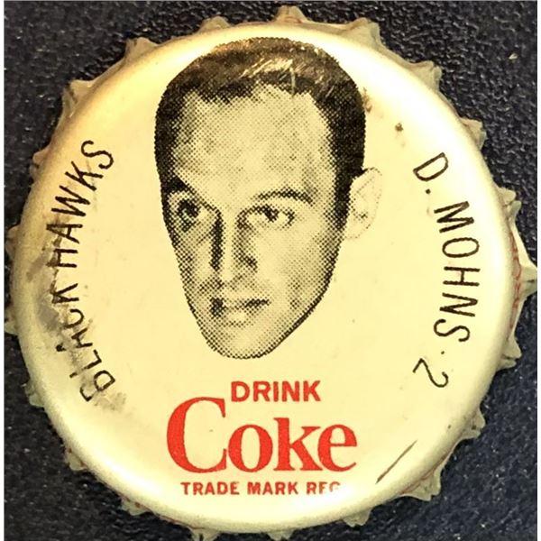 1964-65 COCA COLA NHL BOTTLE CAPS - DOUG MOHNS