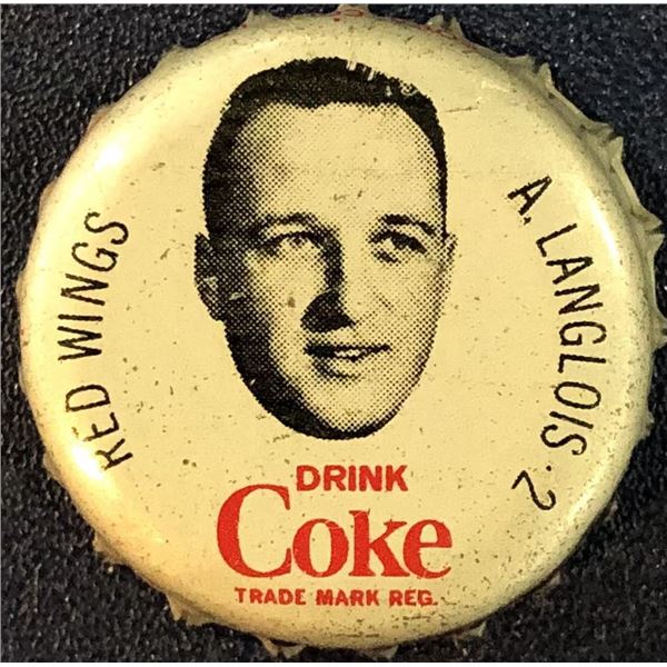 1964-65 COCA COLA NHL BOTTLE CAPS - ALBERT LANGLOIS