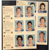 Image 3 : 1982-83 RED ROOSTER EDMONTON OILERS SET UNCUT - 4x GRETZKY (HOF)