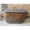 Image 1 : Large Rectangular Copper Boiler with Lid and Handles