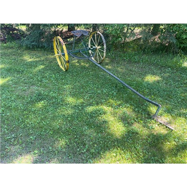 Metal Horse-Drawn Cultivator with Steel Wheels