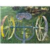 Image 4 : Metal Horse-Drawn Cultivator with Steel Wheels