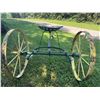 Image 6 : Metal Horse-Drawn Cultivator with Steel Wheels