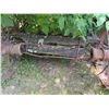 Image 5 : Steel and Wood Wagon Axle and Wheel Assembly