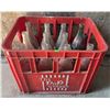 Image 2 : The Pop Shoppe Red Plastic Crate with Empty Glass Bottles